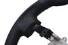 LANBO original steering wheel gun grip all leather 200 series D-shaped [Hiace 4-7 type]