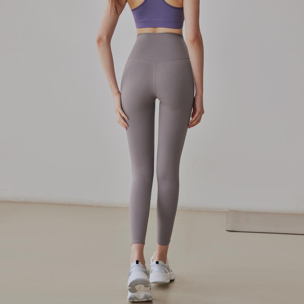 High-Waisted Butt-Lifting Quick-Dry Yoga Pants for Women - Perfect for Running, Training, or Outdoor Wear.
