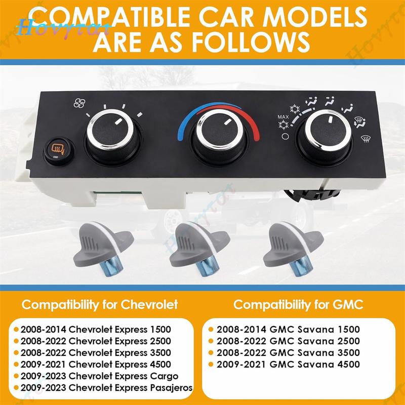 599-294 For Chevrolet Express Cargo Pasajeros GMC Savana 1500 HVAC A/C Heater Climate Control Panel Switch Front Control Module