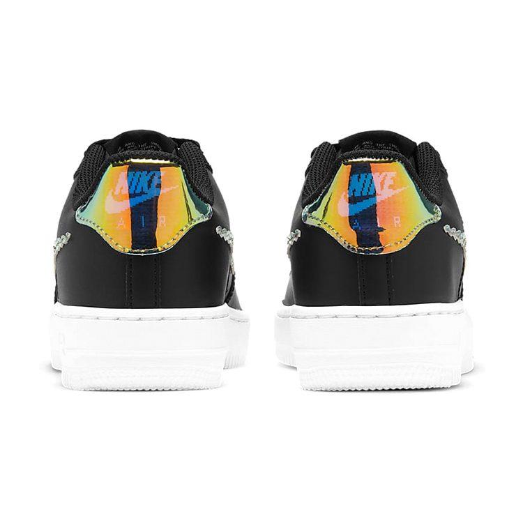 Nike Air Force 1 Low LV8 Digital Swoosh Black GS CW1577-002