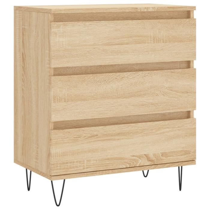 VidaXL Buffet Sonoma Oak 60x35x70 Cm Engineered Wood 827183