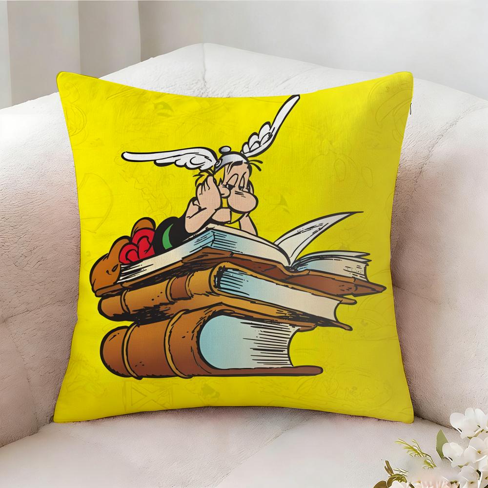A-Asterixs Animation Film Pillow Case Pillowcase, Double-Sided Printed, Sofa Cushion, Bedroom Headboard Pillow