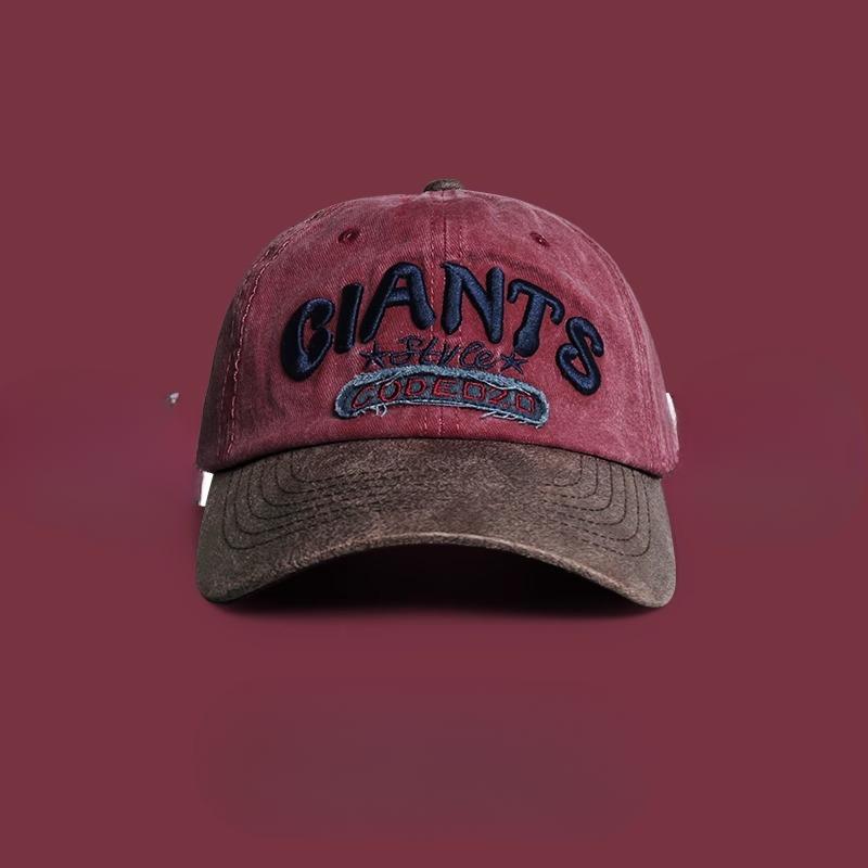 

Новая американская ретро бейсболка контрастного цвета для мужчин и женщин, весна-лето, вышитая бейсболка, широкополая шляпа от солнца, мужская Adjustable