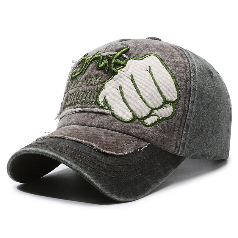Distresseded Vintage Distressed Trendy Stitching Embroidered Washed Cap Baseball Neutral Gender Women  Men For Her Him Adjustable Hats