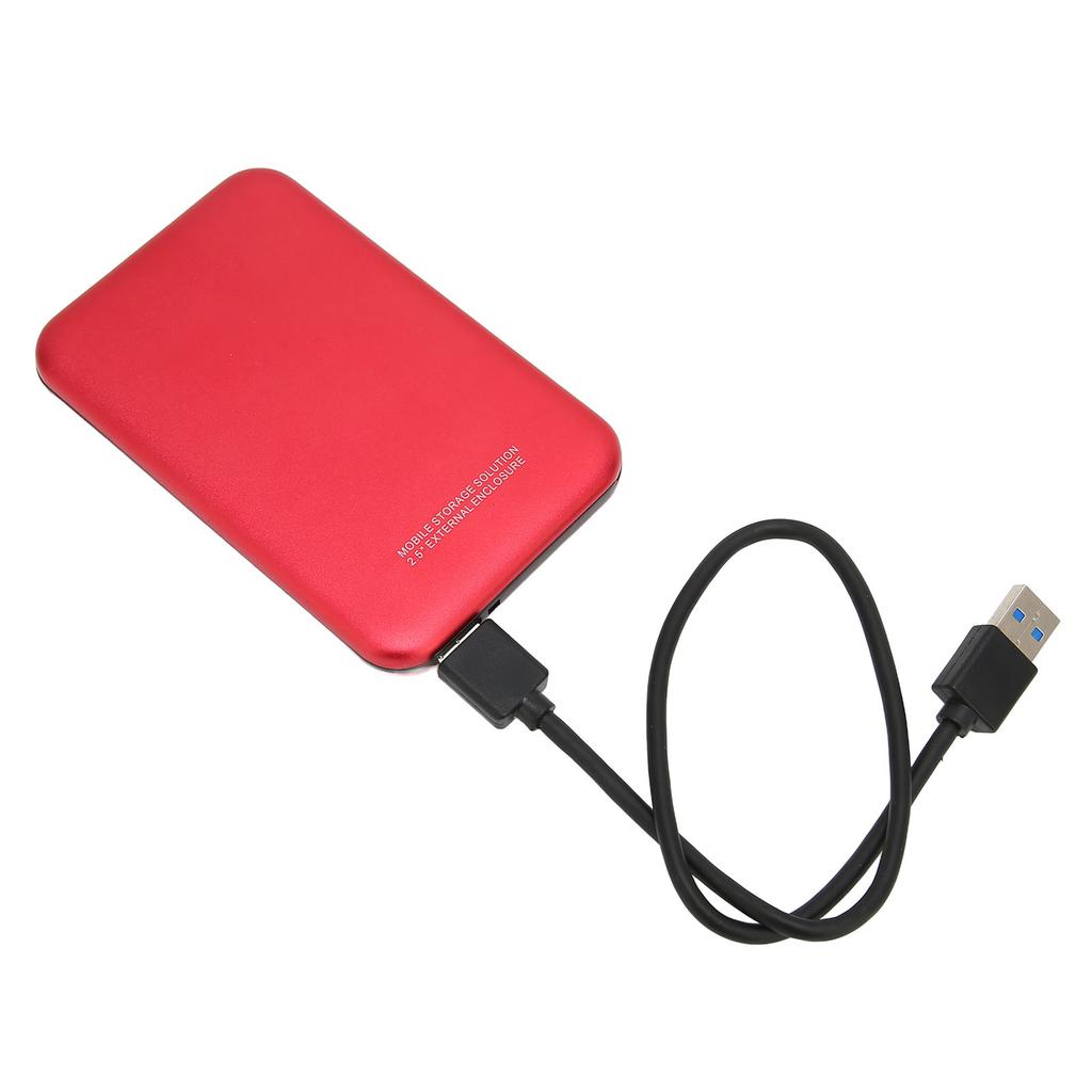 Portable Hard Drive 2.5in USB3.0 Plug and Play Fast Transmission Large Capacity Fashionable Slim