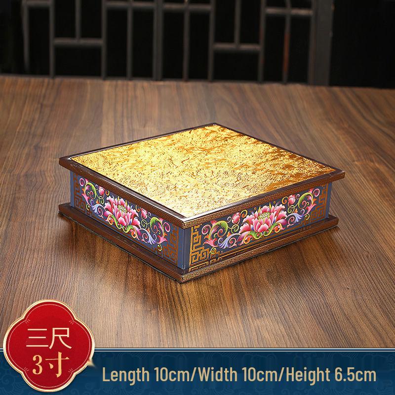 Guan Yin & Guan Gong Elevated Worship Stand for Buddhas & Gods Display