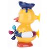 Lern-Badespielzeug für Kleinkinder, Kreatives Murmelbahn-Badespielzeug, Schwimmende Aufzieh-Ente zum Spielen im Wasser, Drehbarer Wasserrad & Sich Drehende Augen,