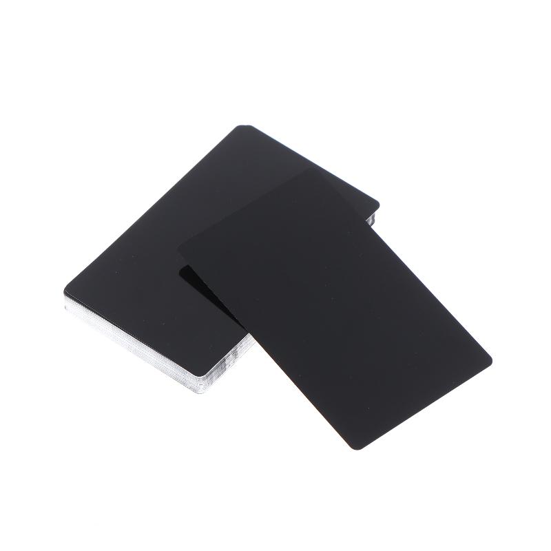 50 Buc. Blankuri Gravură Laser Foaie Aluminiu Cărți de Vizită Gravură Laser Multifuncționale DIY Cărți Cadou