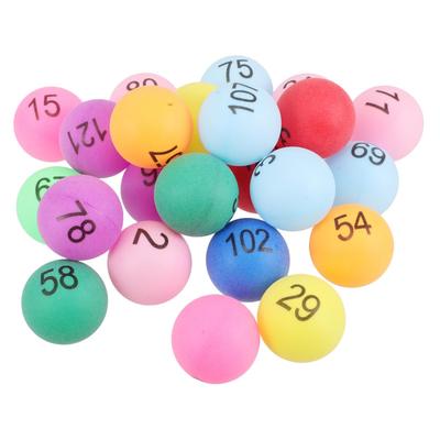JOINPAYA Ping Pong Balls, Bingo Balls, Numbers 1-150, 150 Balls, Lottery Balls, Color Balls, Lottery Balls, Number Balls, Lottery Balls