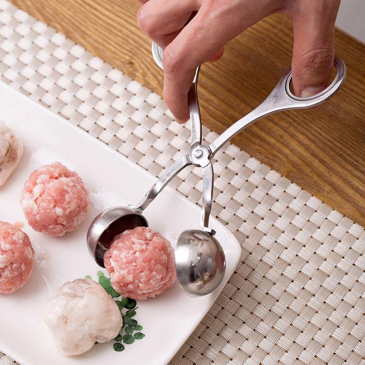 Premium 304 Edelstahl Fleischbällchenformer für müheloses Kochen zu Hause und Meal Prep