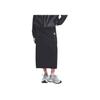 New MLB Casual Long Skirt Women's Black 3FSKB0253-50BKS