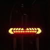 Rechargeable Bicycles Tail Light With Wireless Remote Control And Turn Signal Projection For Enhances Cycling Safety