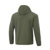 Li Ning Fitness Series Sportlich Lässig Einfarbig Einfach Kapuzen-Windjacke Unisex Oberbekleidung Militärgrün AFDUC35-5