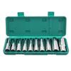 1/2 Inches Chrome Vanadium Deep Sockets Set 8-24mm Drive Impact Socket Set Wrench Adapter Drive Socket Converter Reducer 10Pcs