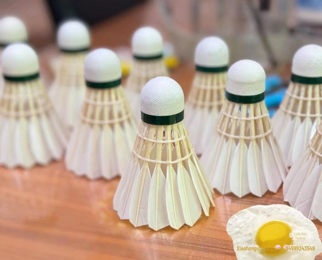 High-Quality Durable Badminton Feather Style Training Balls - Ready Stock