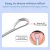 3Pcs Tongue Scraper Cleaner With Travel Case Metal Dental Brush Bad Breath Kit For Adults Professional Tool