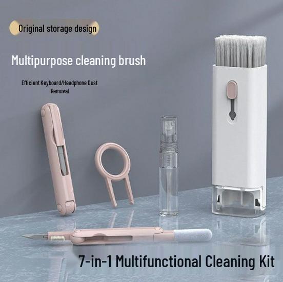 

Keyboard Cleaning Kit: 7-in-1 Multifunctional Brush and Keycap Puller with Free Shipping
