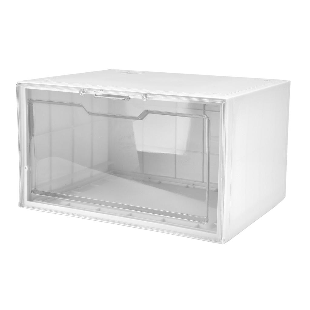 LED krabice na boty Hlasové ovládání Průhledná dvířka Stohovatelný Úložný box na tenisky Vitrína pro domácnost