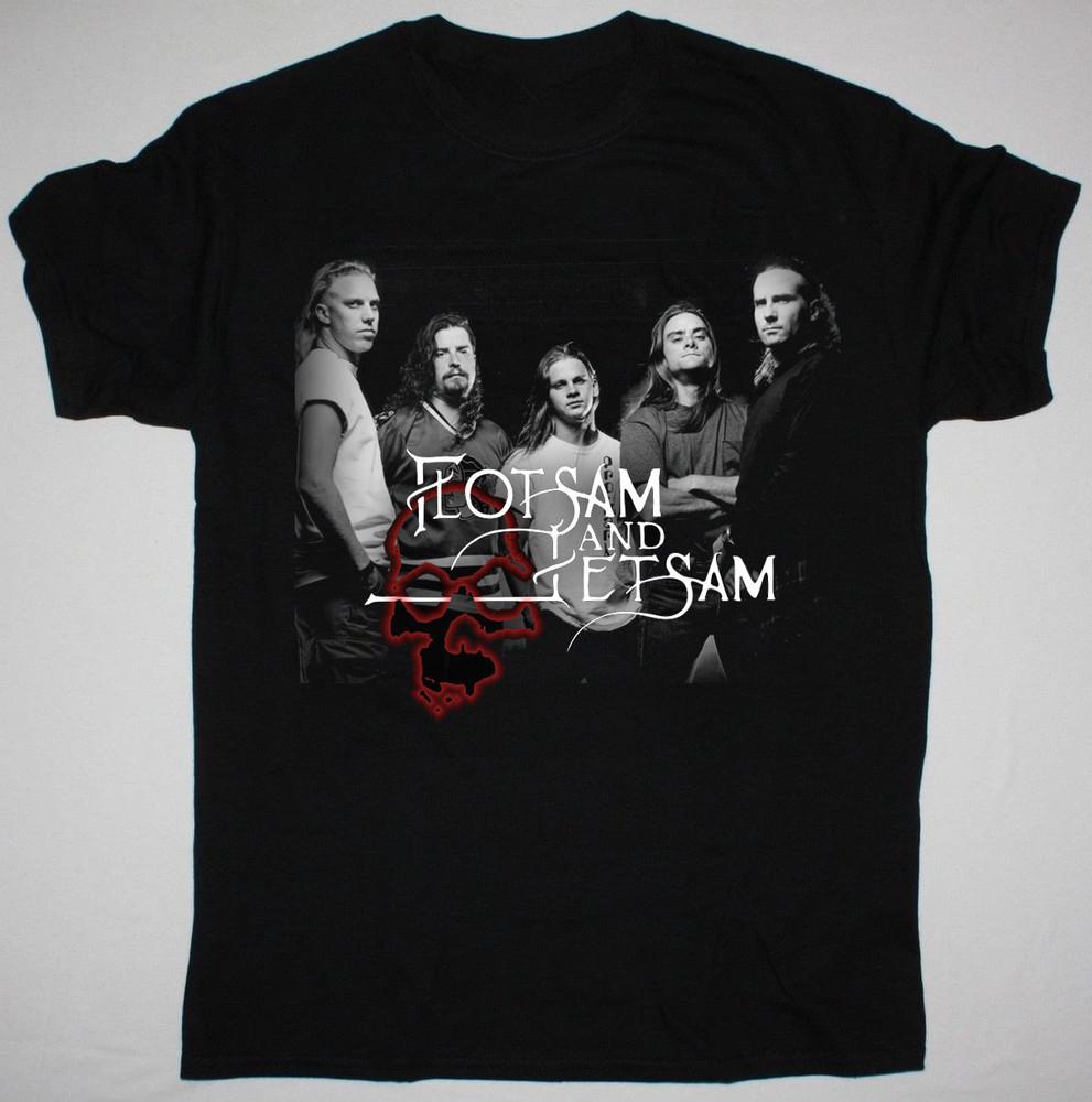 

flotsam and jetsam band Cotton Black Men Women Full Size T1637 Unisex T-Shirt XXXL