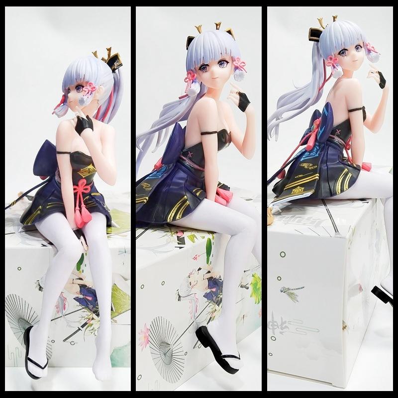 Cup Noodle Series, Princess Egret, Shenli Linghua, Cup Noodle Chen, Sitting Position, Lao Chen Ornament, Boxed Figure