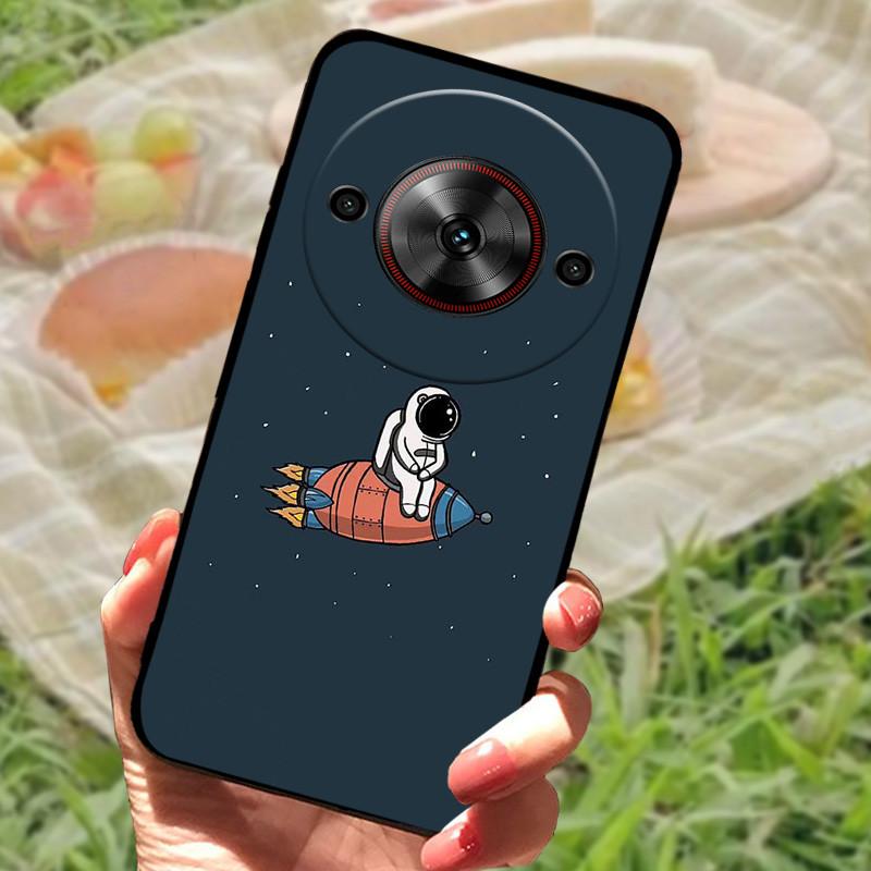For ZTE Nubia Focus 5G Case Cover For Nubia Focus 5G Silicone Soft Marble Black Bumper Coque for ZTE Nubia Focus 5G Protective