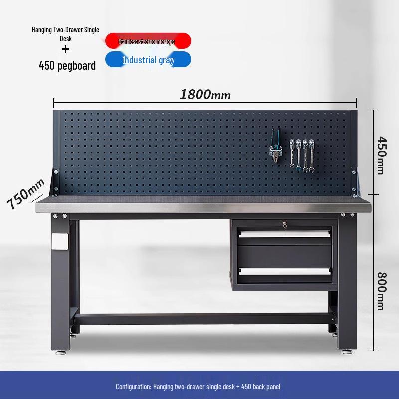 Stainless Steel Heavy Duty Anti-static Workbench for Workshop and Maintenance
