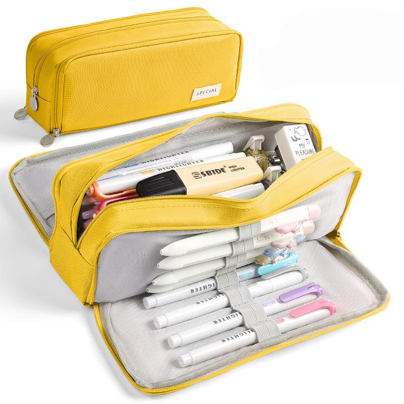 

Large Capacity Multi-Layer Pencil Case: Stylish & Portable Stationery Organizer for Students & Adults