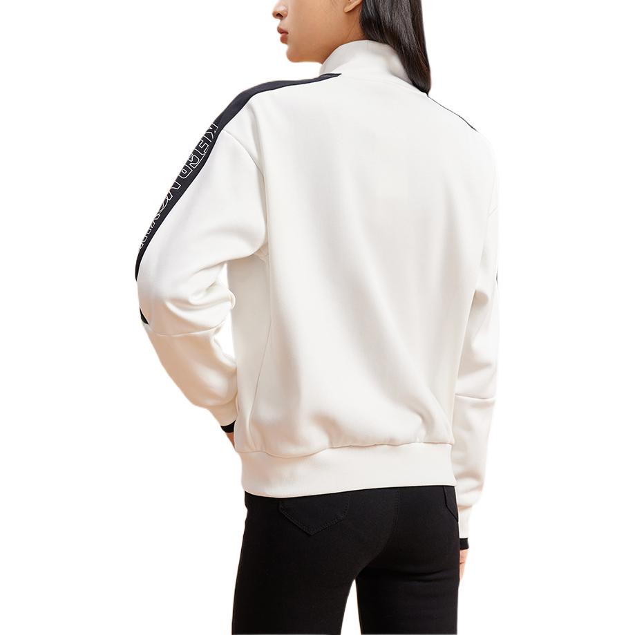Anta FW22 Kardigan Casualowa Modna Kurtka Stójka Luźna Marynarka Sportowa Kurtka Damska Biała 162238725R-1