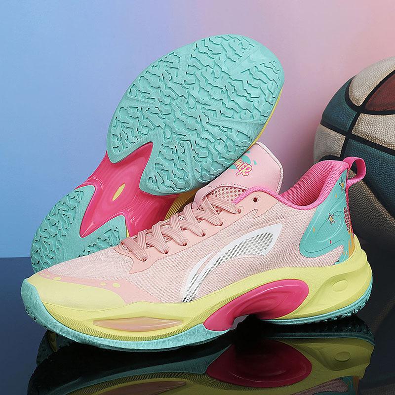 

Ultra-light Summer New Basketball Shoes Breathable Non-slip Rebound Gripping Wear-resistant Low-top Running Sports Shoes for Men and Women 43