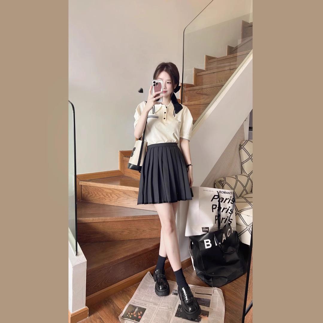 

Women s Short-Sleeve Polo T-Shirt: Unique, Sweet, Loose-Fit Summer Top 2XL (60-70kg)