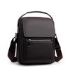 New Men's Crossbody Shoulder Bags PU Leather High Quality Tote Bag Fashion Business Messenger Bag Retro Leather Bags Fanny Pack