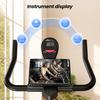 Exercise Bike iScooter With 5kg Flywheel Adjustable Armrests And Seat Digital Display Quiet Indoor Exercise Bike Max Load 120Kg Black Qk101