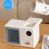 Desktop Air Cooler Air Conditioner Fan Small USB Personal Fan Quiet Air Cooler Cooling Fan 3 Speeds Misting Fan For Home Room
