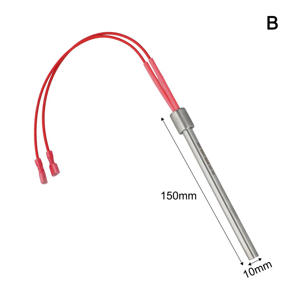 Replacement Igniter For Pellet Stove Heating Rod Pellet Stove 230V Ignitor Kit Standard Diameter 10mm Efficient Combustion