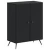 Bathroom Storage Cabinet BREDA Black 59.5 X 31 X 80 Cm