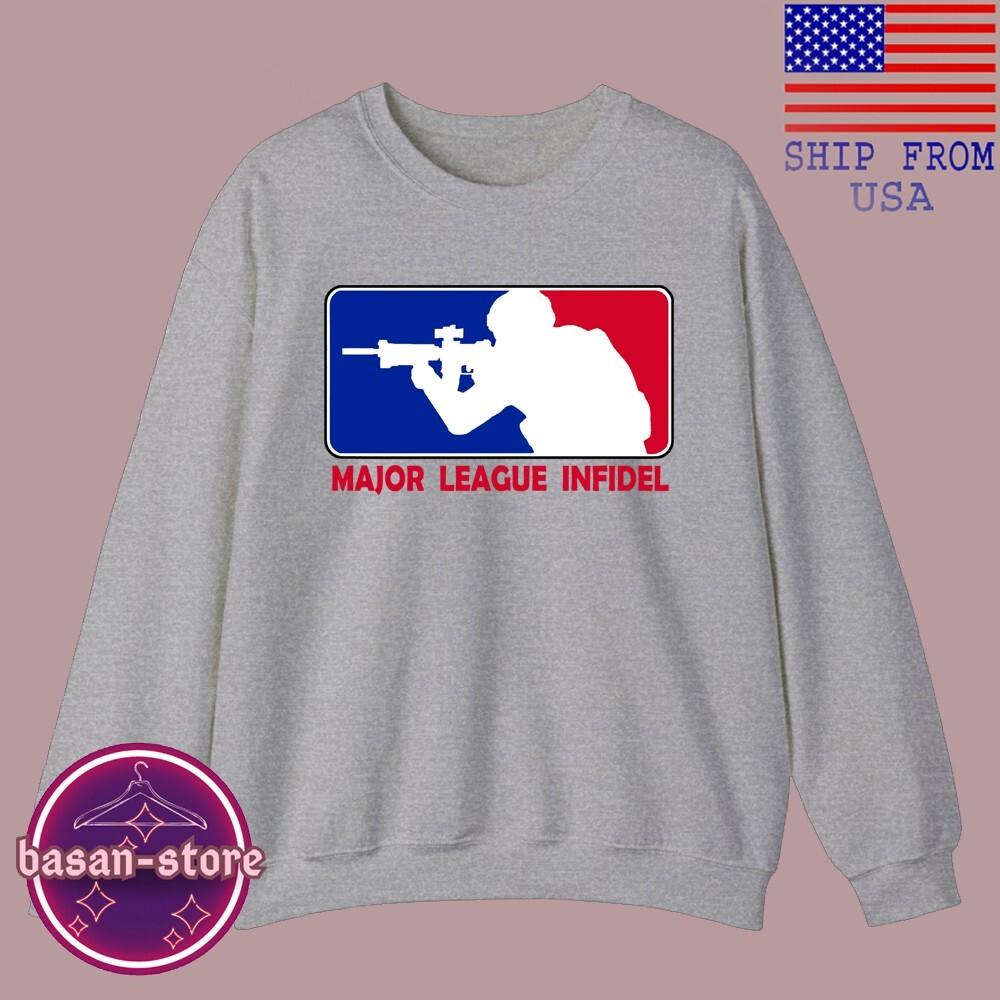 

MLI Major League Infidel Grey Size S3XL Unisex T-Shirt XL