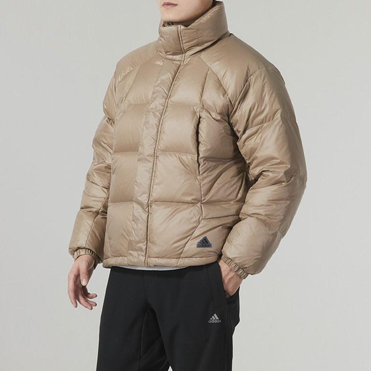 adidas Puff Down Jacket 'Brown' Men's IL8931