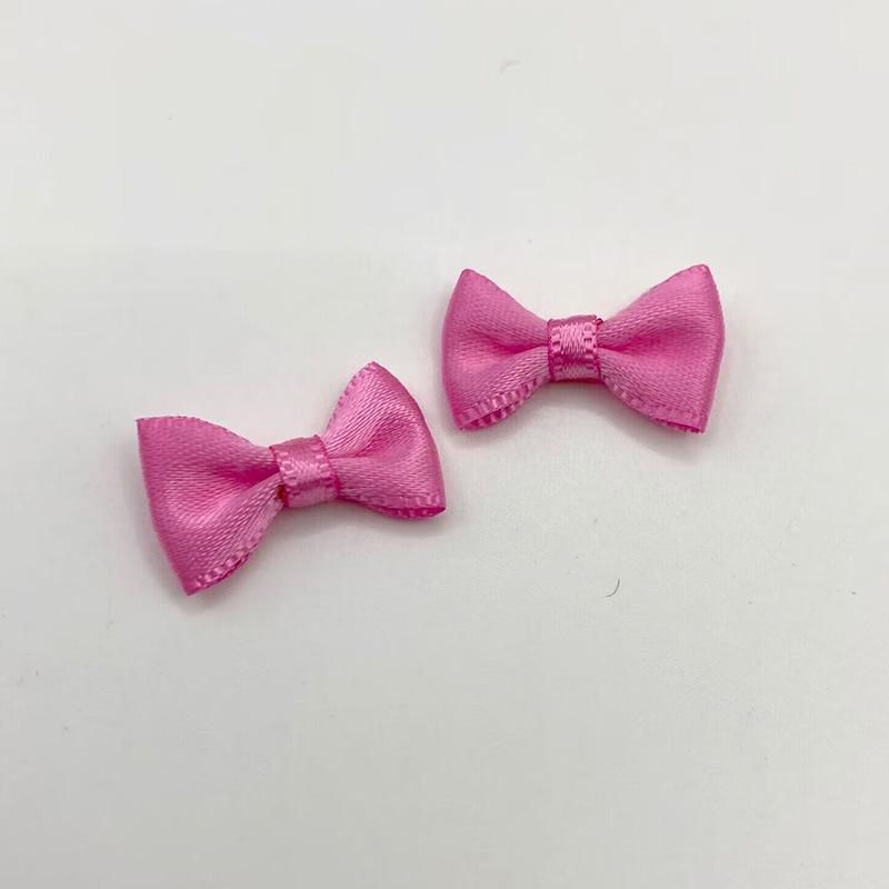 2cm Handmade Mini Cotton Bows for DIY Clothing & Doll Accessories