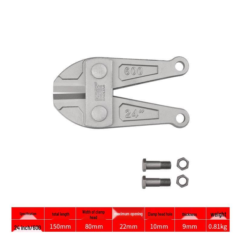 High Leverage Eagle Beak Wire Cutters - Heavy-Duty Pliers for Cutting Steel, Iron, and Rebar
