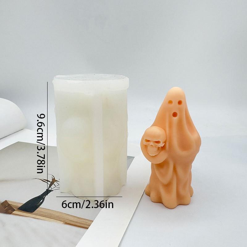 Ghost Hand Grip Skull Candle Mold 3D Pumpkin Ghost Silicone Mold Halloween Atmosphere Decoration Candle Gypsum Crafts Resin Mold