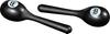 MEINL Percussion Plastic Egg Maracas Pair PEMBK [Domestic Genuine Product] Black