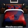 Ensemble de literie LOSC Lille FC Design 1 Housse de couette + 2 Taies d'oreiller Doux Respirant Linge de lit pour la maison