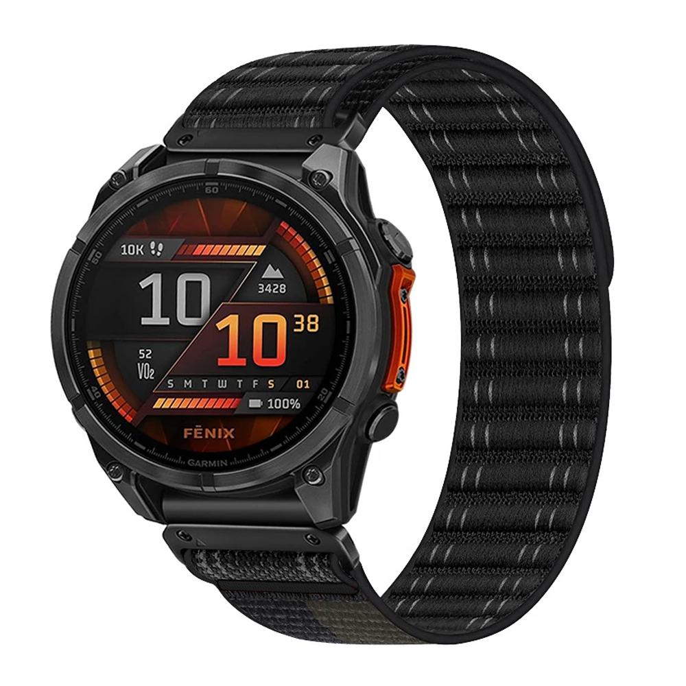 Cinturino da 22mm 26mm per Garmin Fenix 8 7 Pro 7S 6X 6 5X 5Plus Venu 3 4 instinct 3 47 43 Braccialetto in Nylon per Orologio cinturino Strap Forerunner