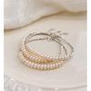 S925 Sterling Silver Natural Pearl Women's Bracelet – Light Luxury High-End Freshwater Pearl Design