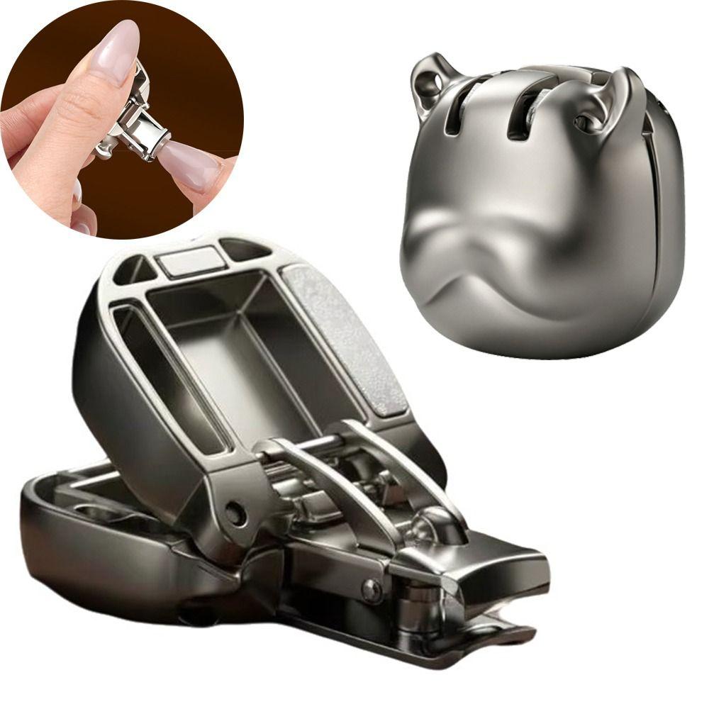 Stainless Steel Mini Nail Cutter Foldable Design Toenail Trimmer Fingernail Clippers Home Use