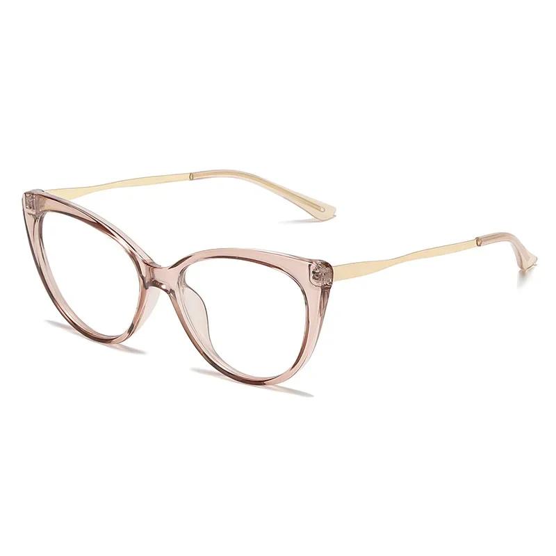 

Vintage Cat Eye Reading Glasses Women Anti Blue Light Photochromic Optical Frames Clear Lens Eyewear Fashion