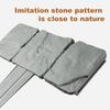 Faux Stone Fence Landscape Edging Easy Installation Flower Bed Lawn Yard Weed Barrier Fence Garden Bed Boundary