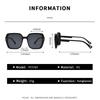 Fashion new sunglasses, big frame and thin, trendy and cool sunglasses, driving travel sunscreen, sunglasses for women