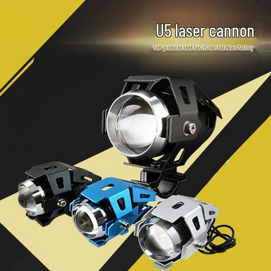 U5 Transformers LED Motorcycle & Electric Vehicle Laser Cannon Headlight.