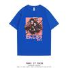 Ghost Exterminating Blade Two Dimensional Animation Peripheral Fun Men's and Women's Crew Neck Retro T-Shirt Summer Clothing